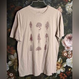 United by Blue gray t-shirt size XL with Tree typology
